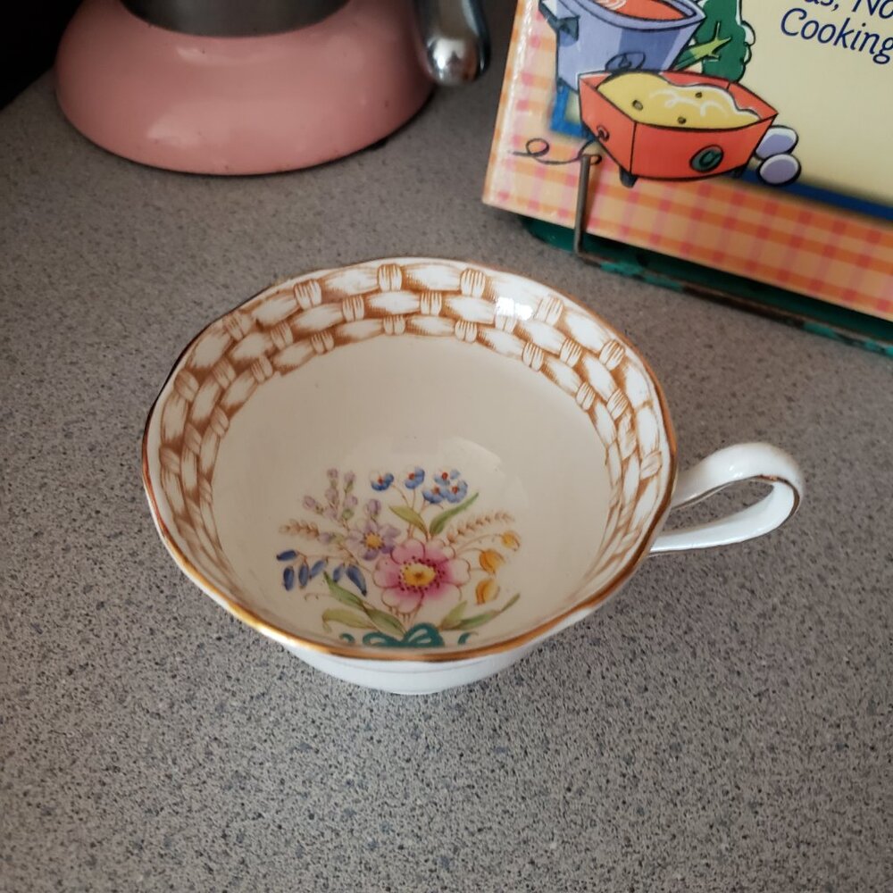 Royal Albert Footed Cup  Torquay Yellow